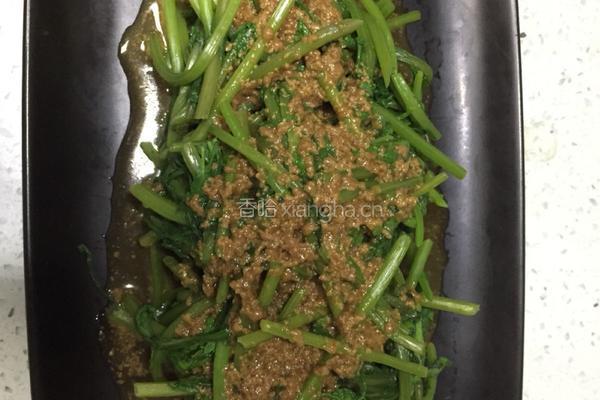凉拌茼蒿的做法图解4