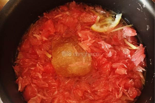 蜂蜜柠檬柚子茶的做法图解3