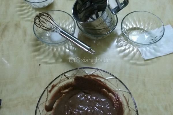 可可戚风蛋糕的做法图解4