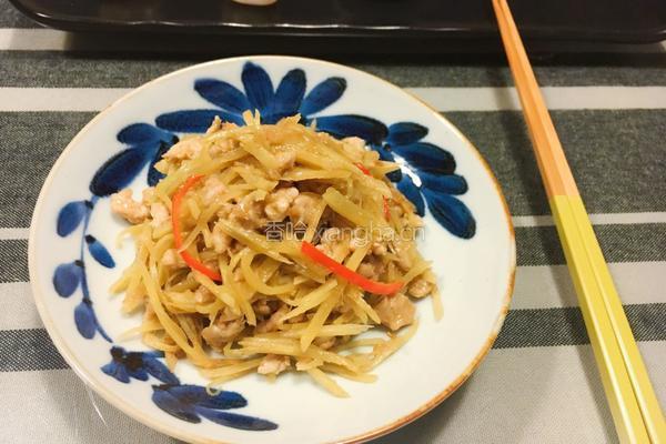 姜丝肉的做法图解8