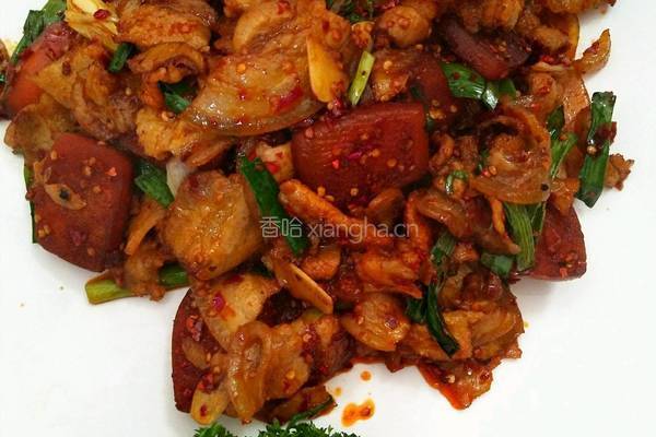 酥片回锅肉的做法图解3