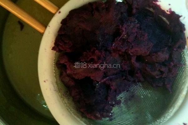 低糖紫薯饼干的做法图解3