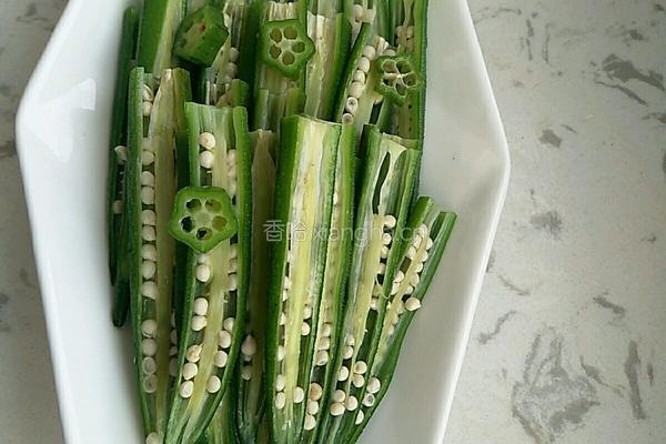 蒜蓉秋葵的做法图解11