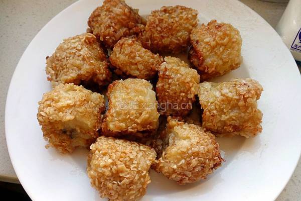 炸燕麦香蕉条的做法图解8