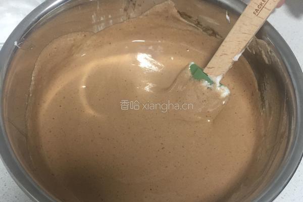 可可蜜豆蛋糕卷的做法图解7
