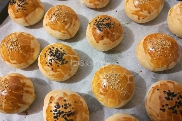 紫薯蛋黄酥的做法图解20