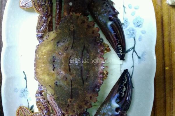 螃蟹蒸豆腐的做法图解2