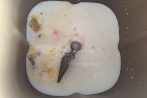 杏仁牛奶排包的做法图解2
