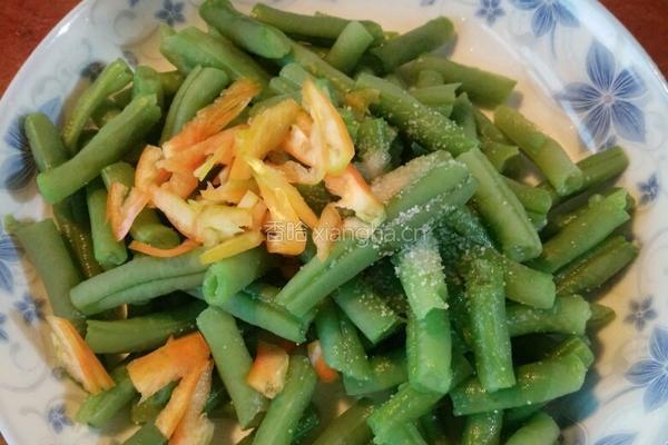 凉拌缸豆的做法图解3