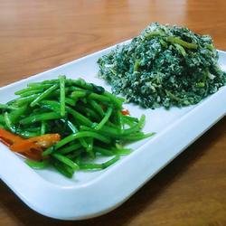 一菜两吃～茼蒿的做法[图]