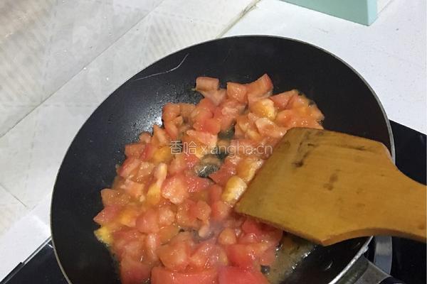 西红柿蔬菜面的做法图解4