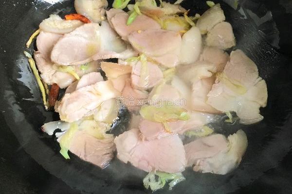 肘子肉炒蒜黄的做法图解6