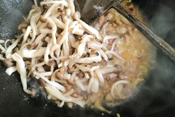 茶树菇炒肉丝的做法图解4