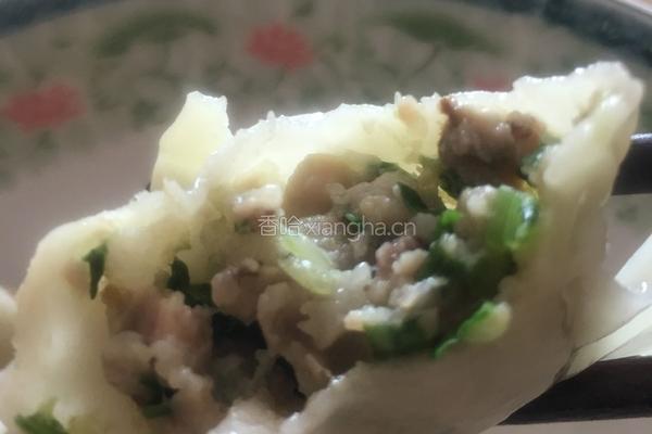 香菇青菜猪肉馅饺子的做法图解13