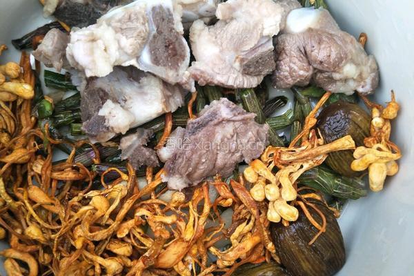 新鲜石斛虫草花炖排骨的做法图解6
