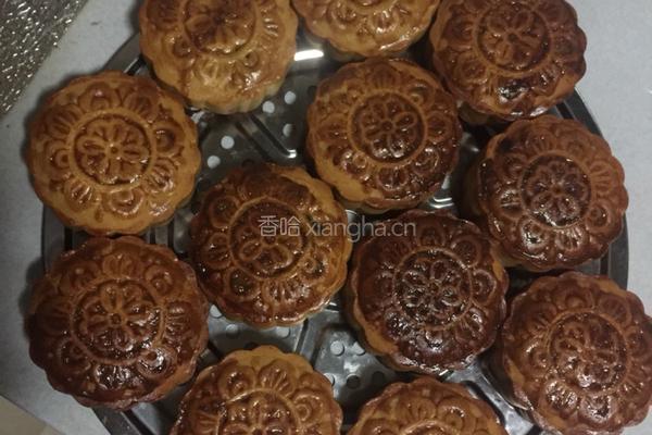 红豆沙月饼的做法图解15