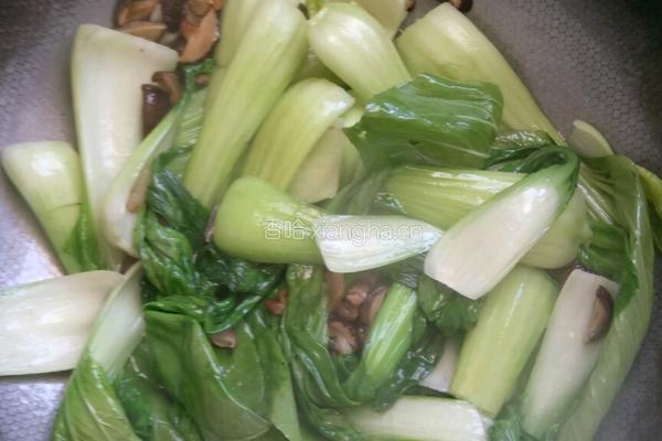 香菇青菜的做法图解6