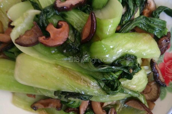 香菇青菜的做法图解7
