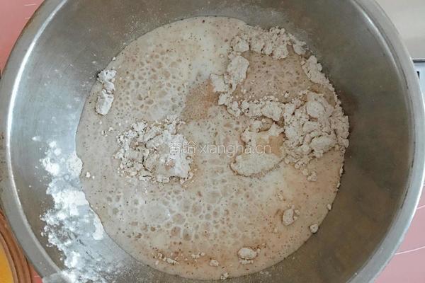 荞麦黑芝麻松饼的做法图解1