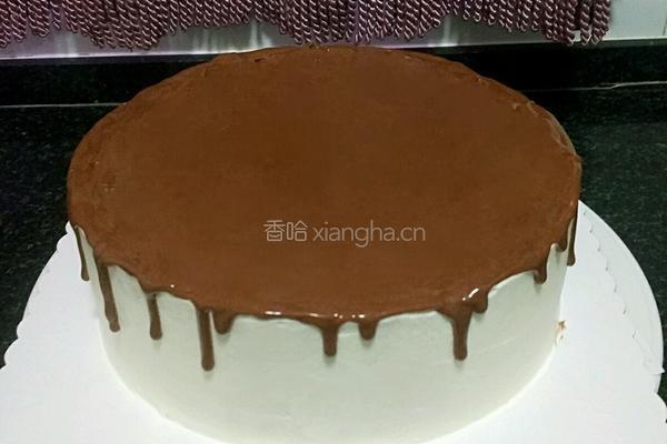 万圣节巧克力淋面蛋糕的做法图解11