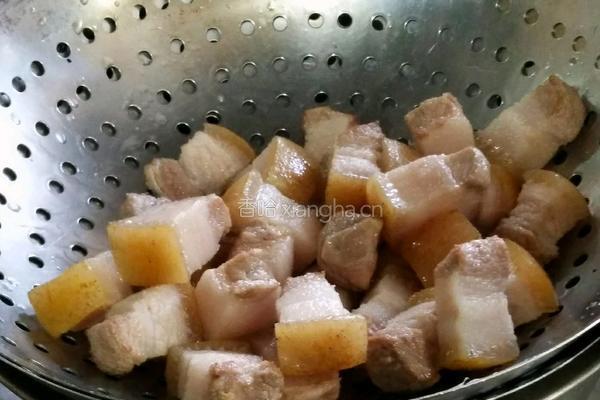 青瓜浸红烧的做法图解2