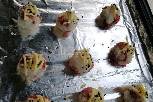 培根芝士饭团的做法图解2