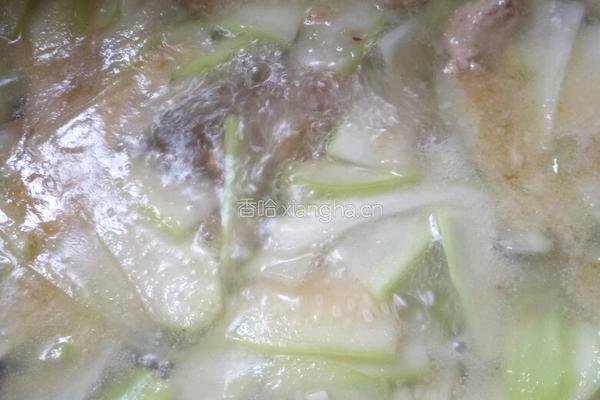 虎瓜瘦肉汤的做法图解8