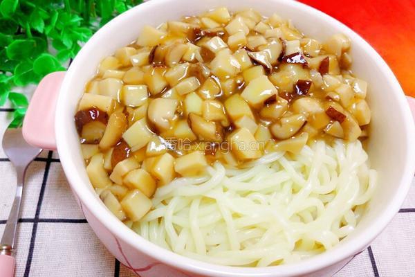 双菇打卤面的做法图解14