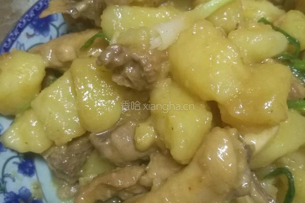 土豆焖鸡的做法图解6