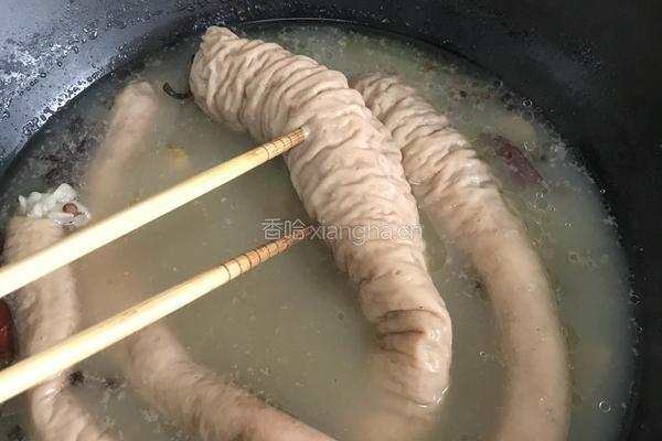 干锅肥肠的做法图解4