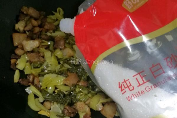 酸菜炒腩肉的做法图解7