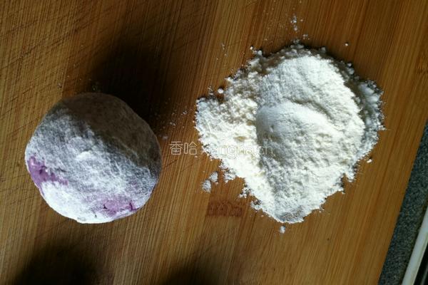 紫薯糯米饼的做法图解7