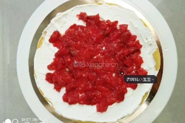 草莓千层蛋糕的做法图解8