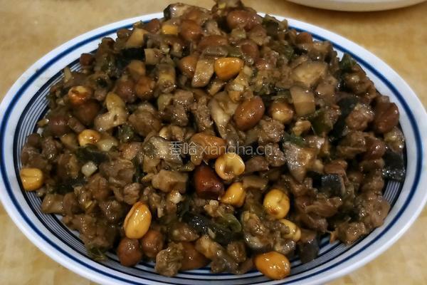 香菇牛肉酱的做法图解4