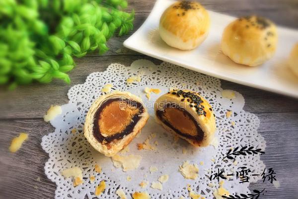 蛋黄酥的做法图解29