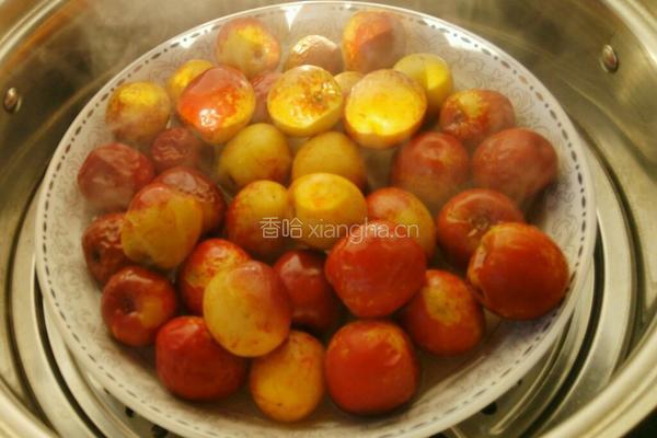 蒸冬枣的做法图解2