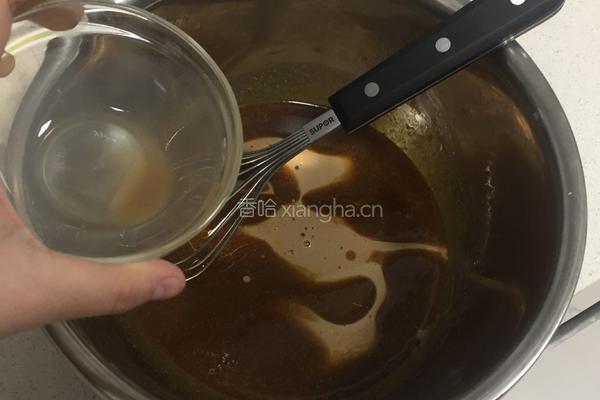 咖啡香草可可风味戚风蛋糕的做法图解5