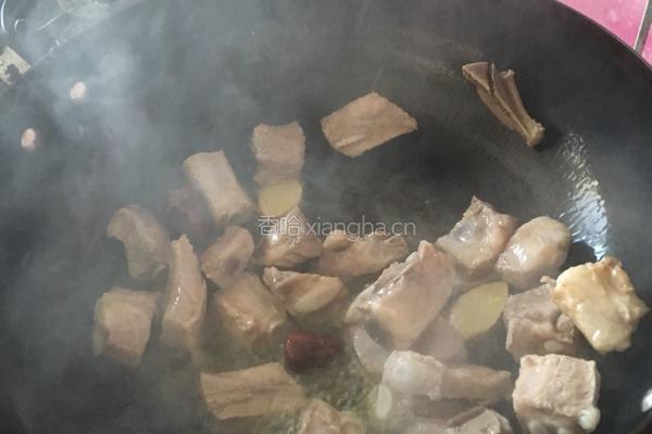 红烧豆筋棍排骨的做法图解6
