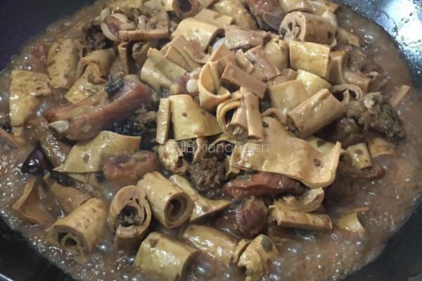红烧豆筋棍排骨的做法图解12