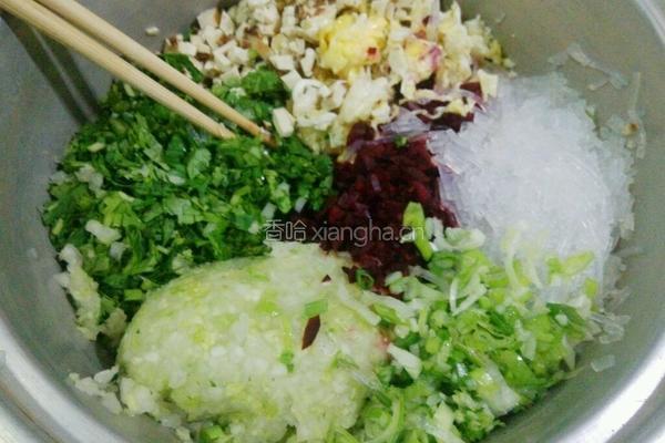 初一素饺子的做法图解4