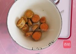 番薯红豆莲子馅饼的做法图解3
