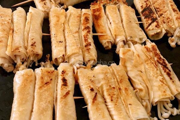 烤油豆皮的做法图解5