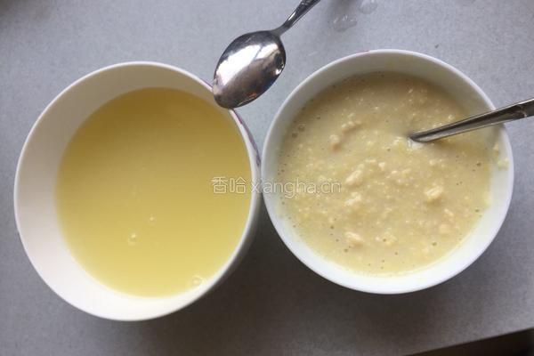 婴儿辅食-小米粥拌米粉的做法图解6