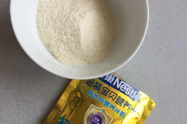 婴儿辅食-小米粥拌米粉的做法图解2