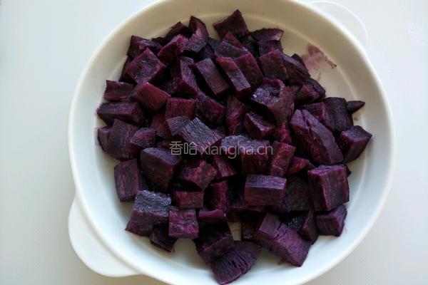 婴儿辅食之……紫薯泥的做法图解2