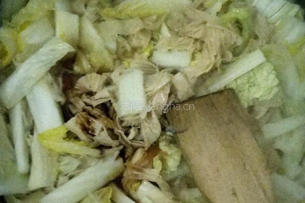 大白菜炒豆皮的做法图解8