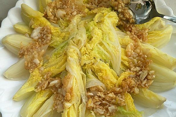 蒜蓉粉丝娃娃菜的做法图解8