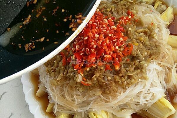 蒜蓉粉丝娃娃菜的做法图解14