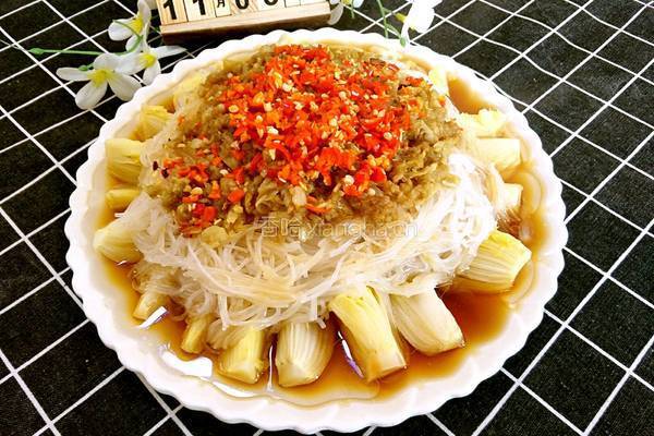蒜蓉粉丝娃娃菜的做法图解15