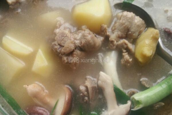 土豆粉丝炖排骨的做法图解5